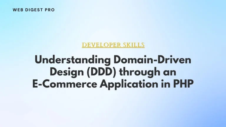 Domain-Driven Design (DDD) in E-Commerce Applications