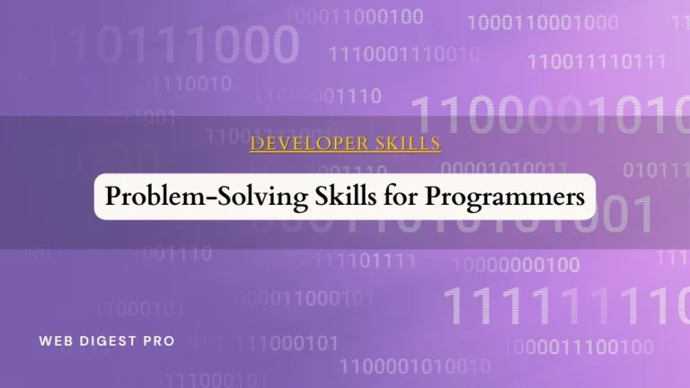 Problem-Solving Skills for Programmers